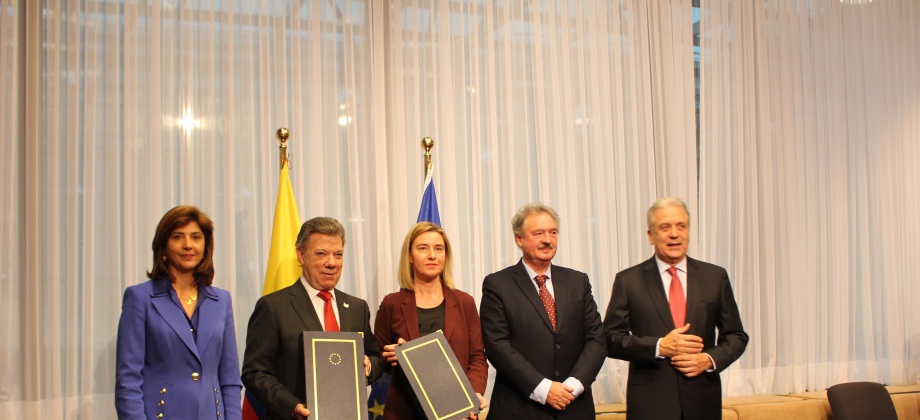 Día histórico para las relaciones entre Colombia y la Unión Europea