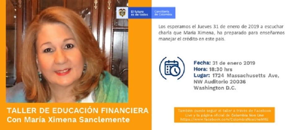 El Consulado de Colombia en Washington invita a una charla 