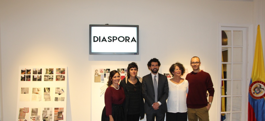 Consulado de Colombia en París inauguró la exposición Diáspora