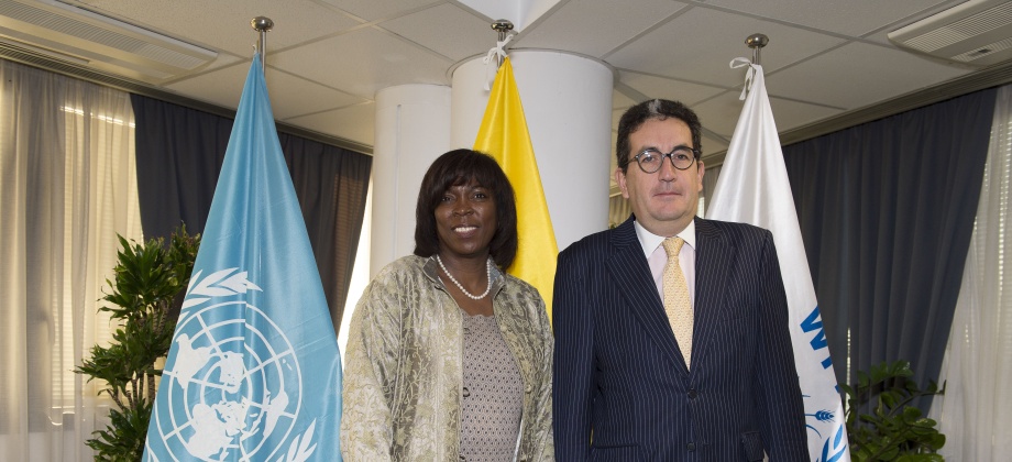 El Embajador de Colombia en Italia, Juan Mesa Zuleta, presentó credenciales ante el Programa Mundial De Alimentos 