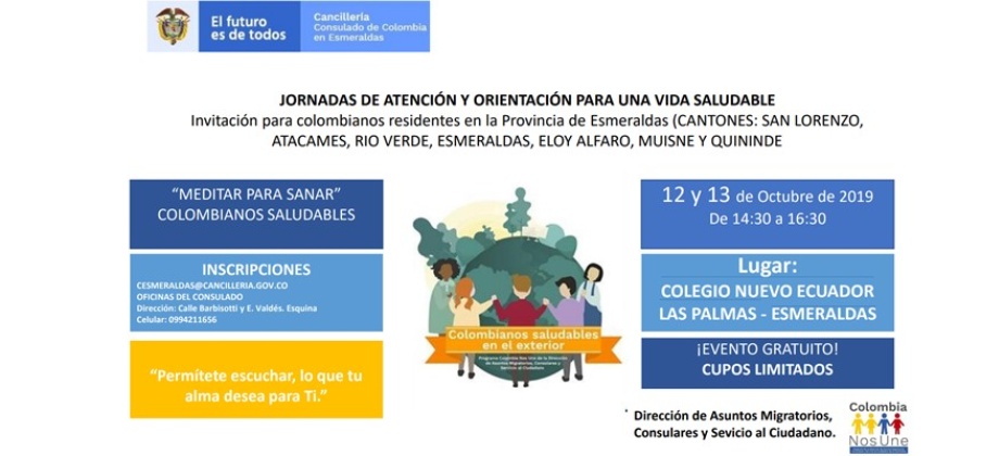 El Consulado de Colombia realiza las Jornadas de Atención y Orientación 