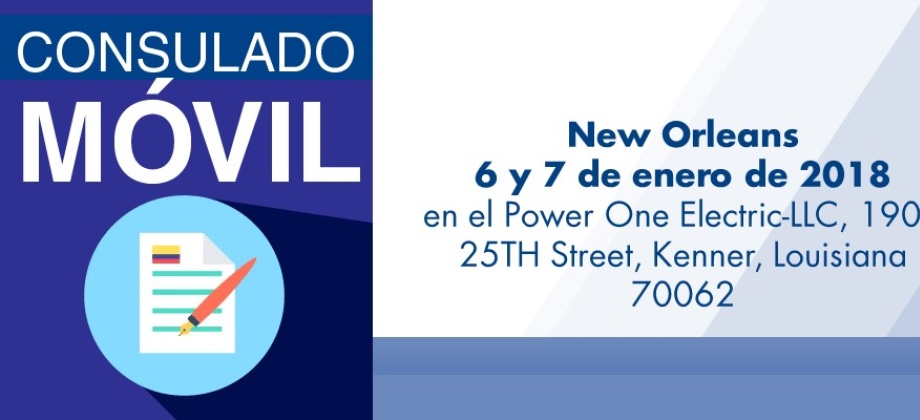 El Consulado de Colombia en Houston realizará el Consulado Móvil el 6 y 7 de enero 