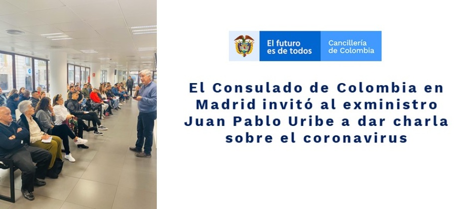 El Consulado de Colombia en Madrid invitó al exministro Juan Pablo Uribe 