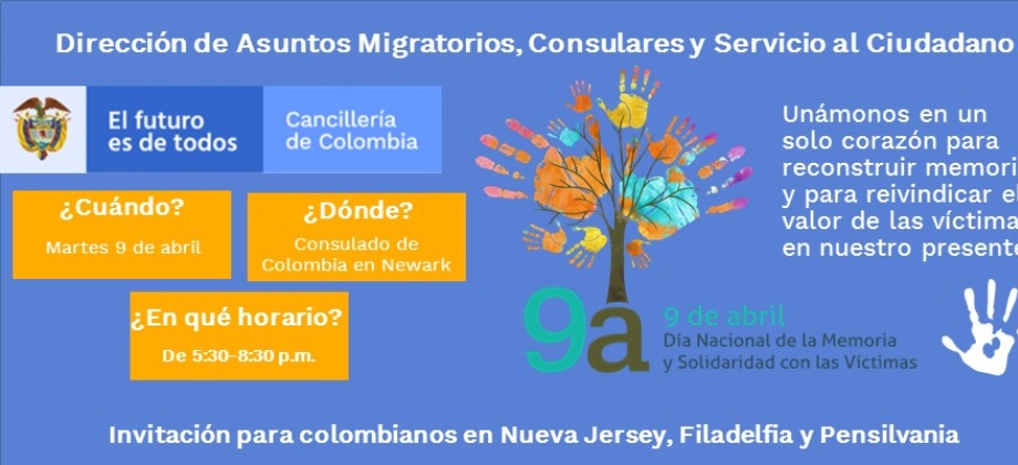 El Consulado en Newark invita a la conmemoración del Día Nacional de la Memoria y la Solidaridad con las Víctimas