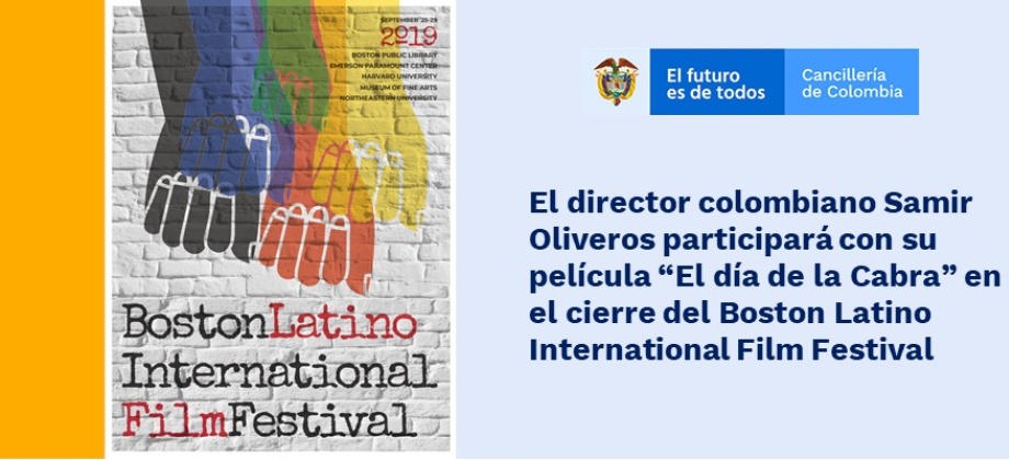 Director Samir Oliveros participará con su película “El día de la Cabra” en el cierre del Boston Latino International Film Festival 