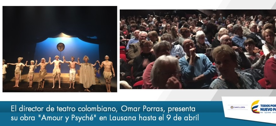 El director de teatro colombiano, Omar Porras, presenta su obra "Amour y Psyché" 
