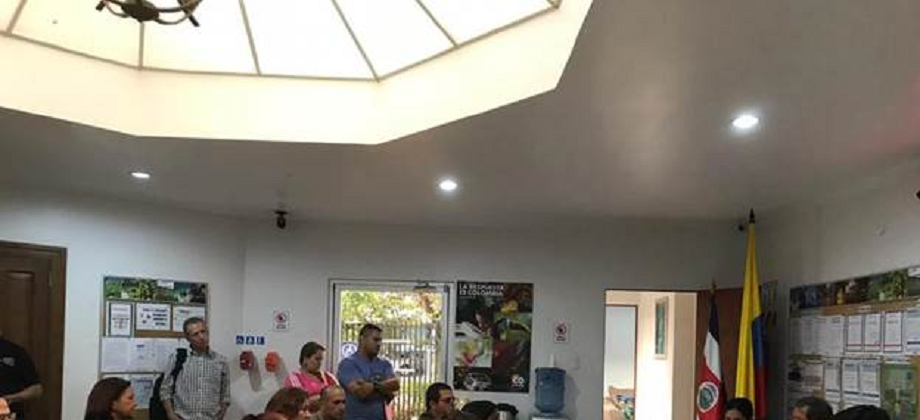 Embajada de Colombia en Costa Rica conmemoró el Día Nacional de la Memoria y la Solidaridad con las Víctimas con un diálogo social con la comunidad