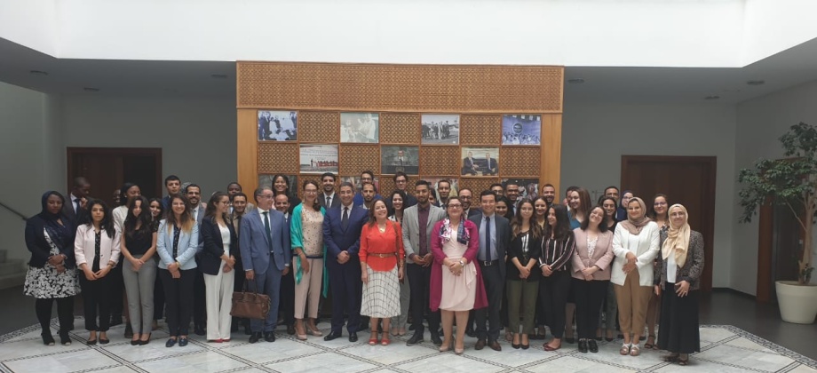 Embajada de Colombia en Marruecos inauguró el curso de español como lengua extranjera que será dictado a los estudiantes de la Academia Diplomática y funcionarios del Ministerio de Asuntos Exteriores y Cooperación 