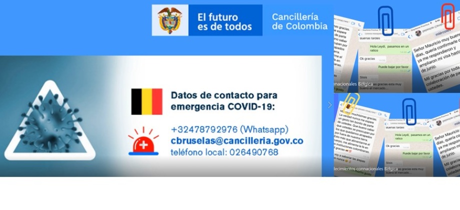 Embajada y Consulado de Colombia continua trabajando en la asistencia de los connacionales connacionales 