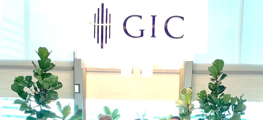 Embajador de Colombia en Singapur, Manuel Solano, sostuvo una reunión de trabajo con el Director Ejecutivo de Government of Singapore Investment Corporation (GIC)