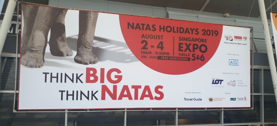 Embajador Manuel Solano promovió el turismo a Colombia en Natas Travel Fair