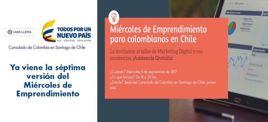 Ya viene la séptima versión del Miércoles de Emprendimiento, esta vez la capacitación será sobre Marketing Digital