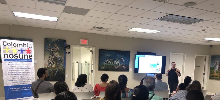 En el Consulado de Colombia en Newark se realizó el miércoles de emprendimiento con la conferencia “Liderazgo empresarial”