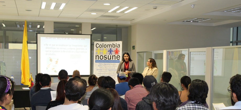 En la sede del Consulado en Guadalajara se realizó la asesoría de revalidación de títulos colombianos 