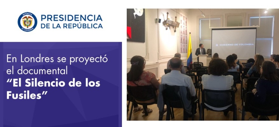 En la ciudad de Londres se proyectó el documental “El Silencio de los Fusiles” 