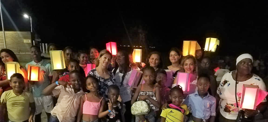 El Consulado de Colombia en Esmeraldas conmemoró el Día de las Velitas con la comunidad de connacionales
