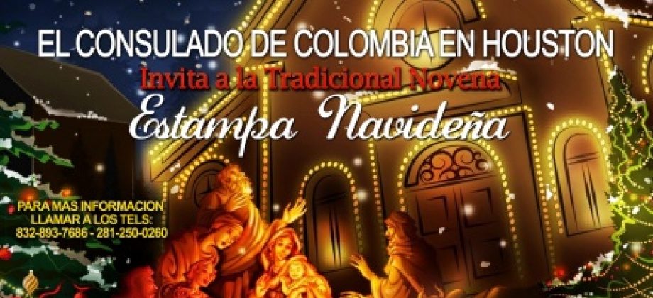 Invitación a la Tradicional Novena "Estampa Navideña"