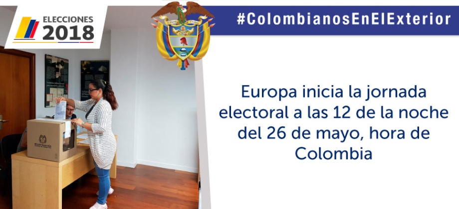 Europa inició la jornada electoral a las 12:00 de la noche del 26 de mayo, hora de Colombia