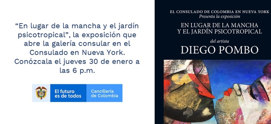“En lugar de la mancha y el jardín psicotropical”, la exposición que abre la galería consular en el Consulado en Nueva York
