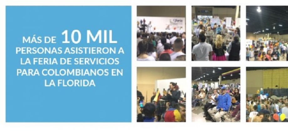 Más de 10 mil personas asistieron a la Quinta Feria de Servicios para colombianos en La Florida