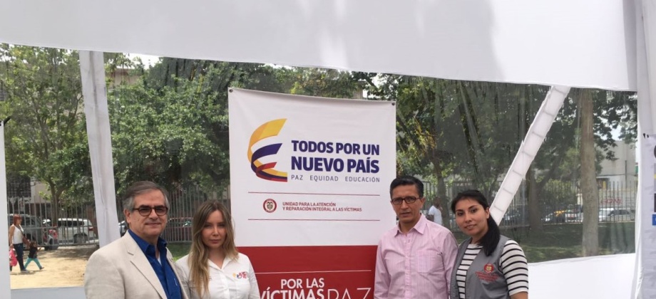 La Cancillería adelanta una jornada especial de atención a víctimas del conflicto armado en Santiago de Chile