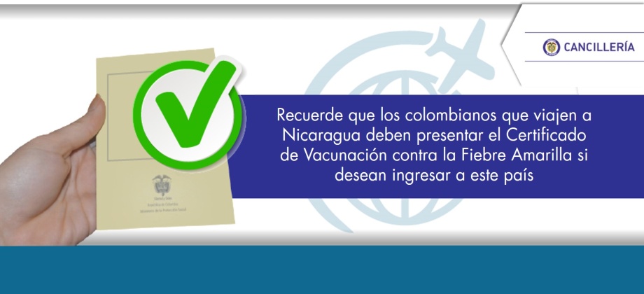 Desde el 17 de enero del año pasado se exige el Certificado de Vacunación contra la Fiebre Amarilla a los colombianos que desean ingresar al país