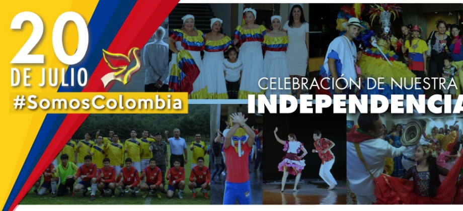 ¡Las misiones de Colombia en Oceanía celebran el Día de la Independencia! 