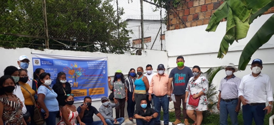 Homenaje a las víctimas del conflicto armado residentes en en Tabatinga