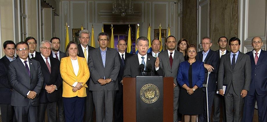 Alocución del Presidente Juan Manuel Santos sobre decisiones de La Haya