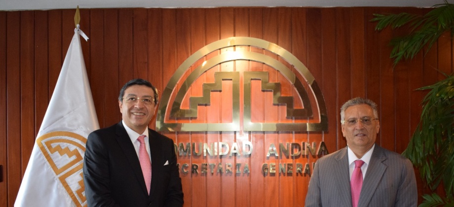 Cónsul de Colombia en Lima dialogó con el Secretario de la Comunidad Andina Colombia 