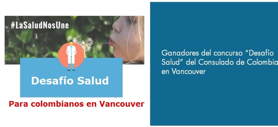 Ganadores del concurso “Desafío Salud” del Consulado de Colombia 