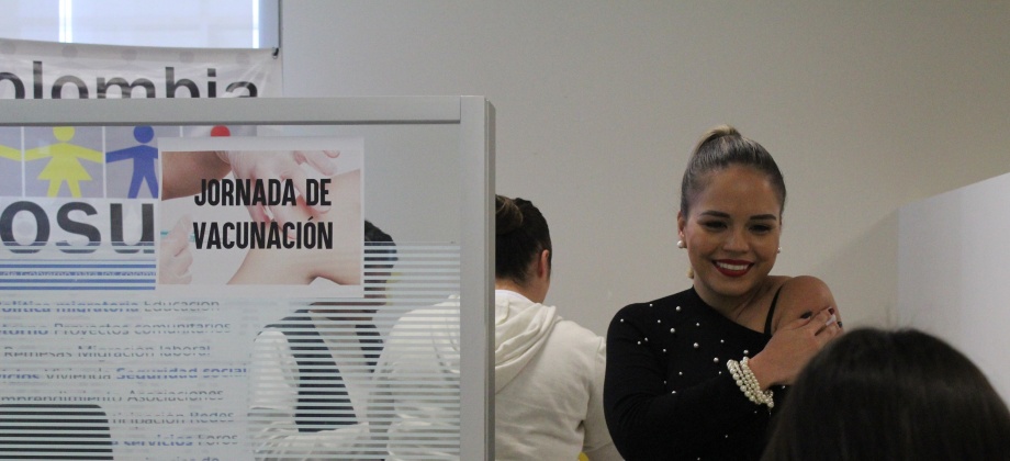 El Consulado de Colombia en Guadalajara realizó jornada de vacunación, durante la Jornada Binacional de la Salud