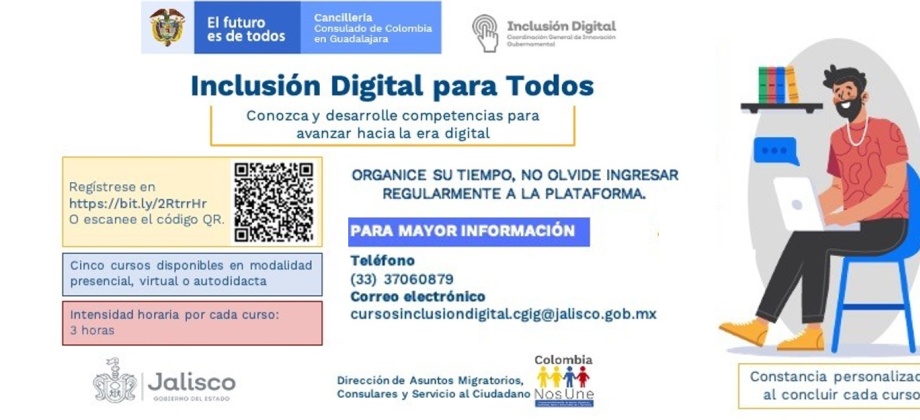 El Consulado de Colombia en Guadalajara promueve la inclusión digital para todos