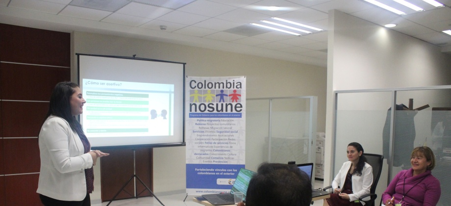 El Consulado de Colombia en Guadalajara ofreció ‘Taller de Desarrollo de Habilidades Interpersonales’