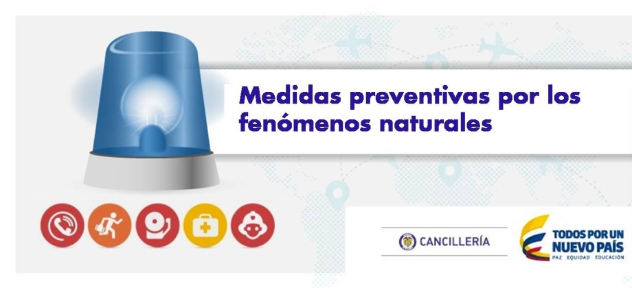 Medidas preventivas por los fenómenos naturales