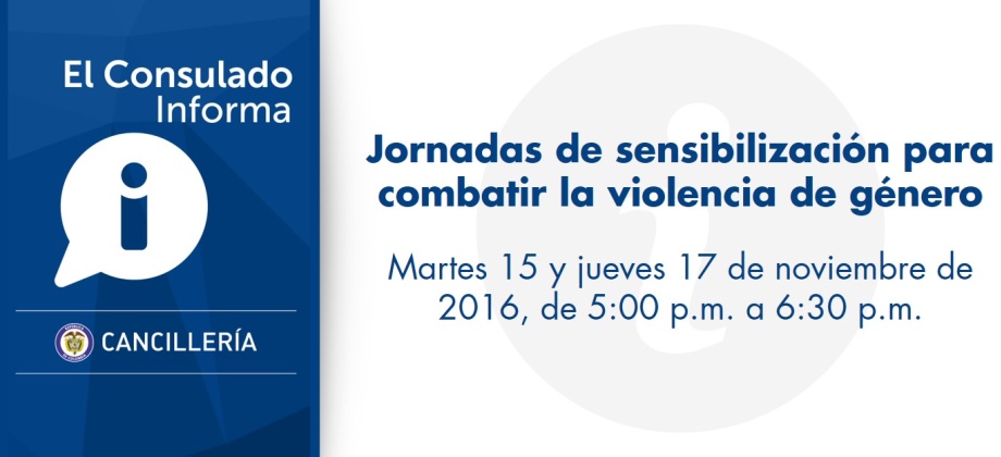 Jornadas de sensibilización para combatir violencia de género
