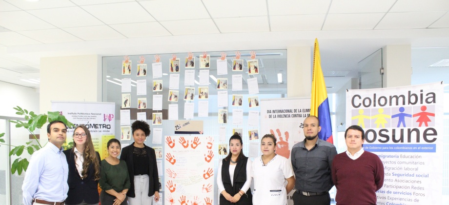 Colombianos en Guadalajara dicen no más violencia contra la mujer