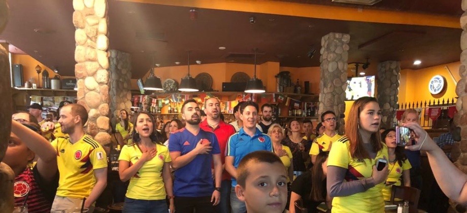 La Comunidad Colombiana en Nueva Inglaterra Vive el Mundial