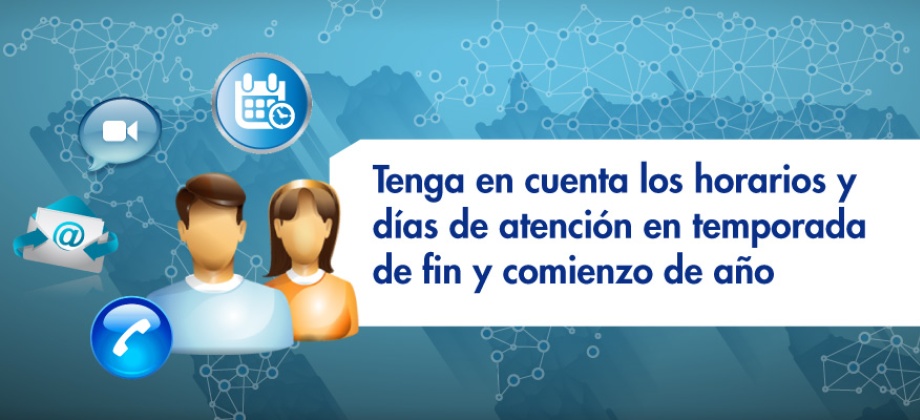 Horarios de atención para el 24 de diciembre de 2015 en el Consulado de Colombia en Buenos Aires