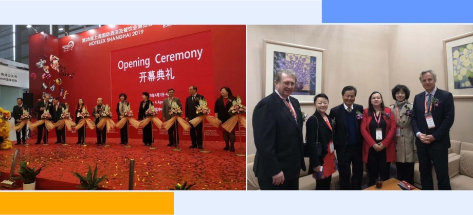 Cónsul Luz Helena Echeverry participó en la ceremonia de apertura de Hotelex