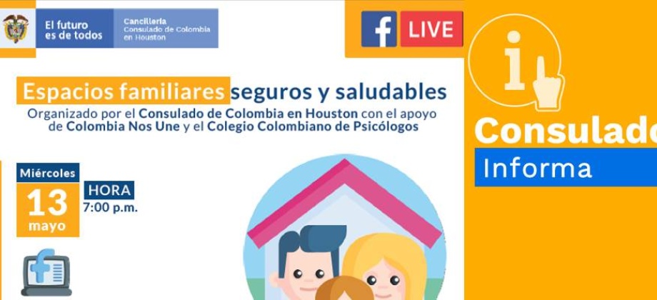 Facebook Live: Espacios familiares seguros y saludables