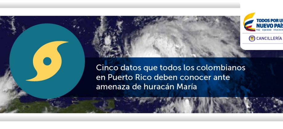Cinco datos que todos los colombianos en Puerto Rico deben conocer ante amenaza de huracán María