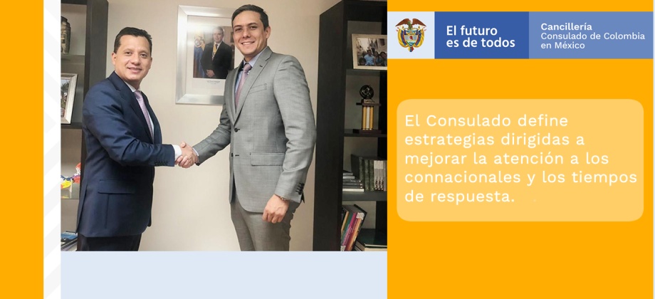 El Consulado de Colombia en México se asesora en la mejora continua y estándares de calidad mundiales 