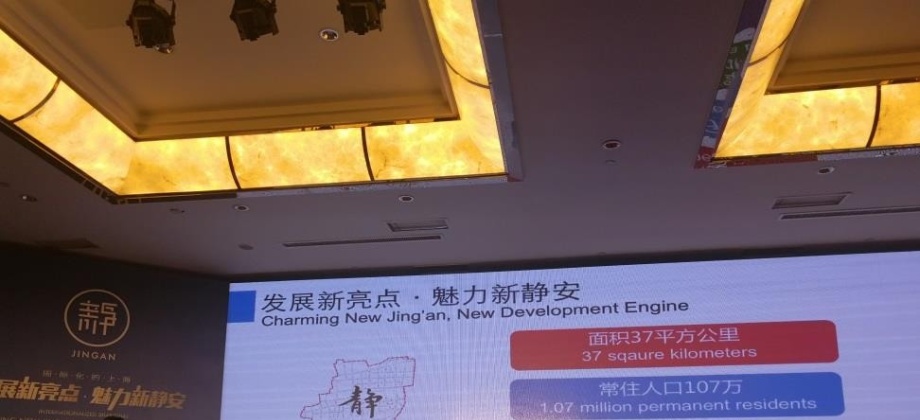 Cónsul en Shanghái, Luz Helena Echeverry, asistió al evento ‘Nuevo Jingan Encantador, Nuevo Motor de Desarrollo’