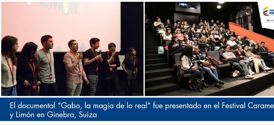 Configurar El documental “Gabo, la magia de lo real” fue presentado en el Festival Caramelo y Limón en Ginebra