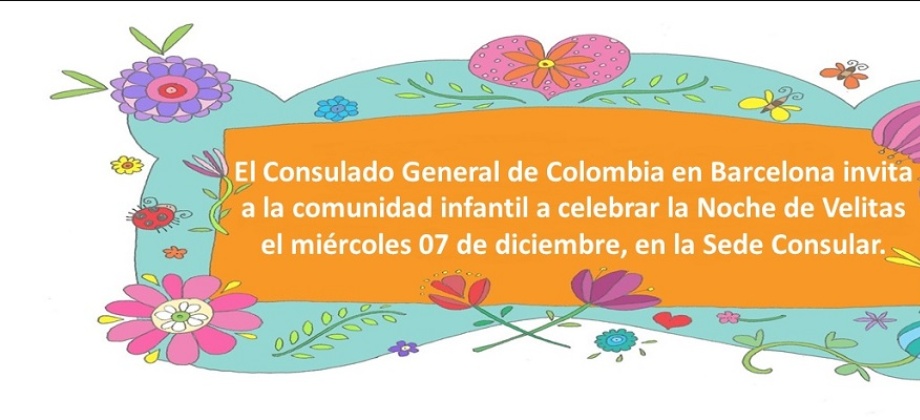 Conmemoración de la Noche de Velitas en el Consulado de Colombia en Barcelona 