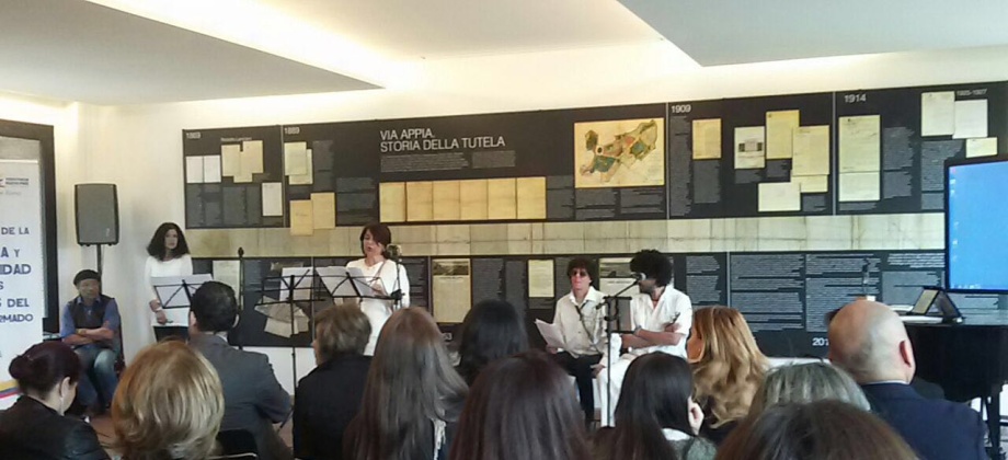 Consulado de Colombia en Roma (Italia) se sumó a la conmemoración del Día Nacional de Memoria y Solidaridad por las Víctimas del conflicto armado 