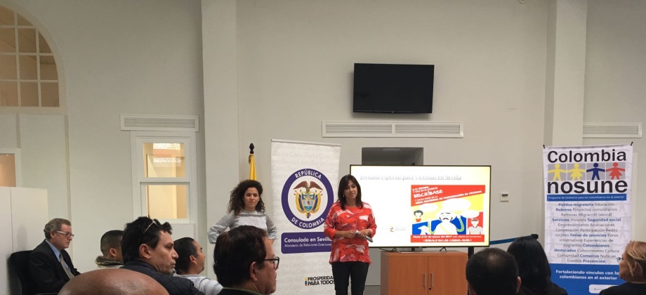 Consulado de Colombia en Sevilla explicó el funcionamiento de la Mesa Nacional de Participación 