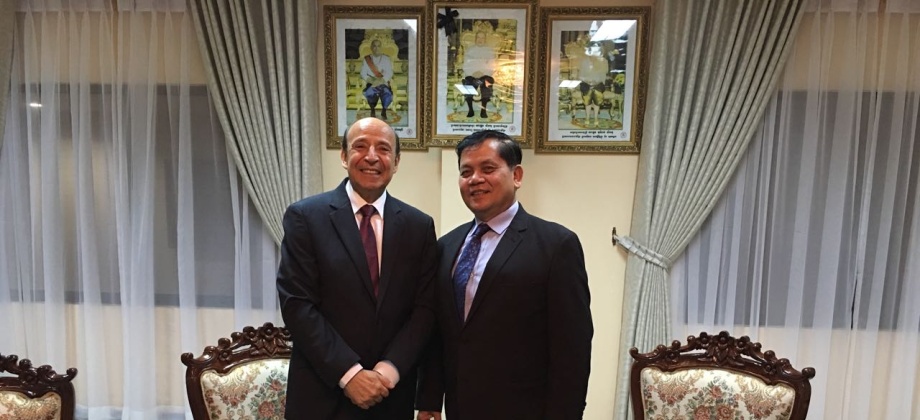 Embajador de Colombia en Tailandia se reúne con Vicecanciller 