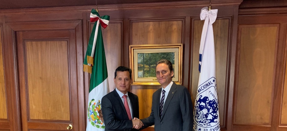 Cónsul General de Colombia se reunió con Presidente de la Cámara Nacional de Comercio de la Ciudad de México
